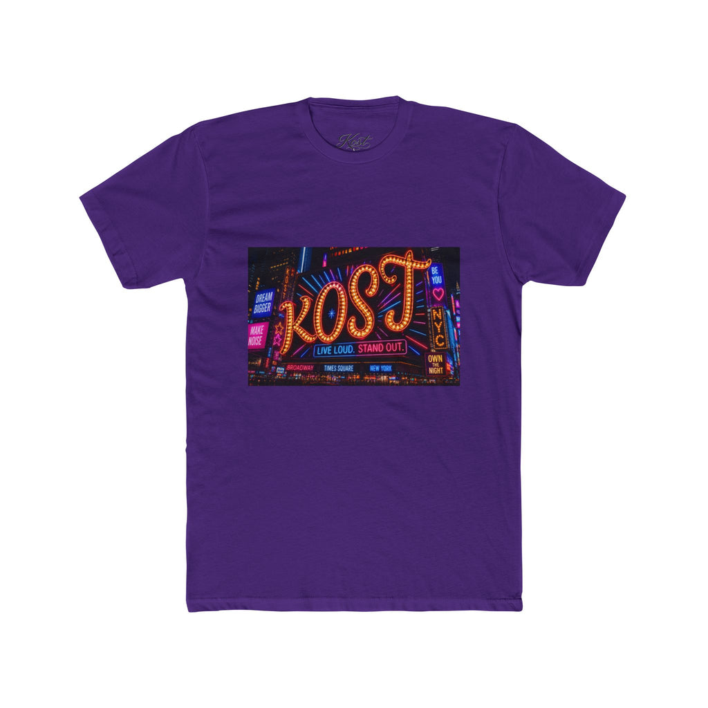 Kost Neon Sign Graphic Tee — Retro City Nightlife T-Shirt