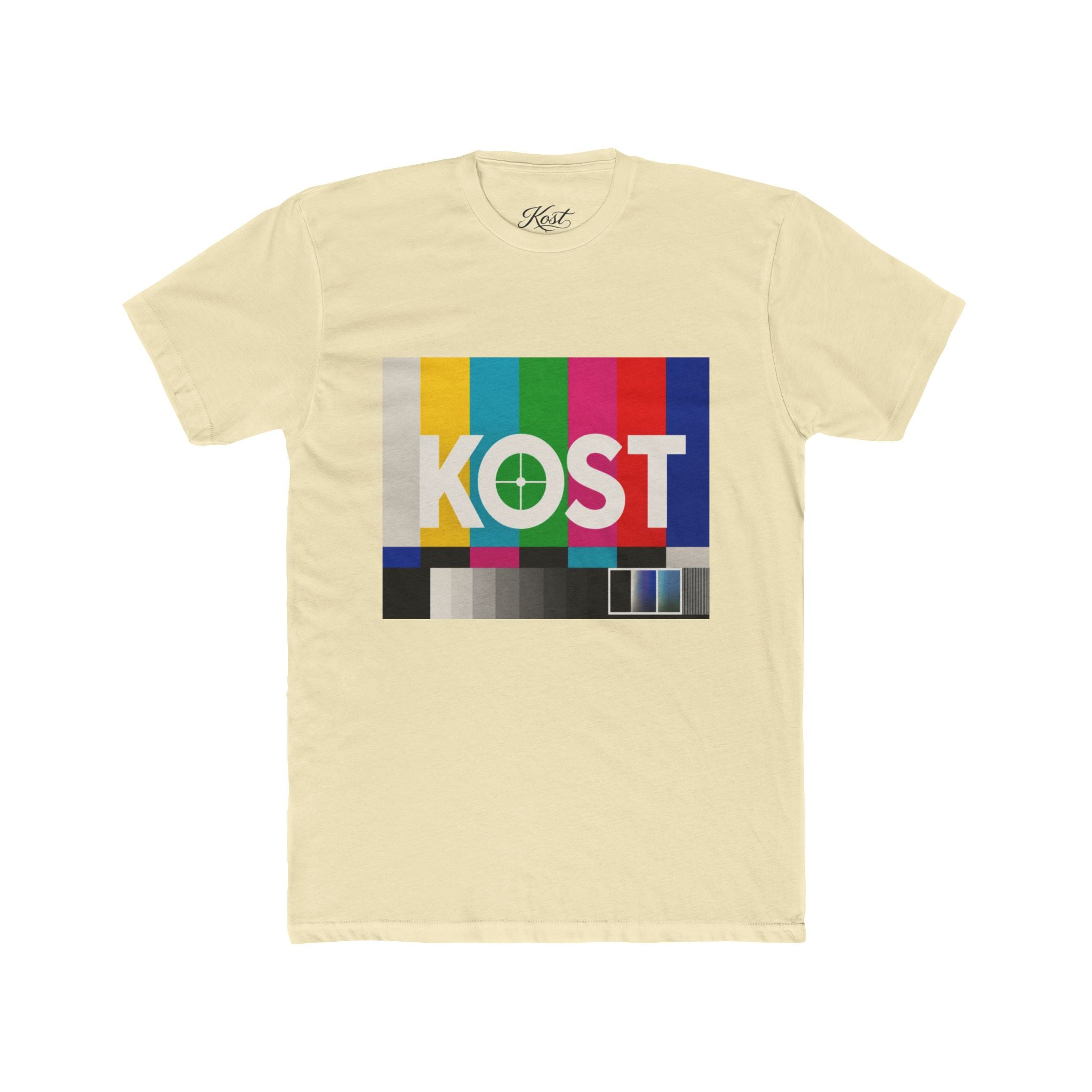 KOST Vintage TV Test Pattern Tee — Retro Broadcast Graphic T-Shirt