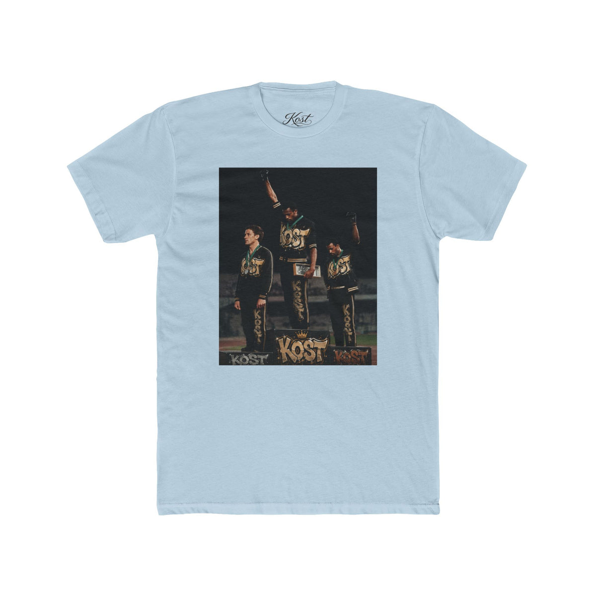 Vintage Band Photo Tee — KOST Crew Portrait Graphic T-Shirt