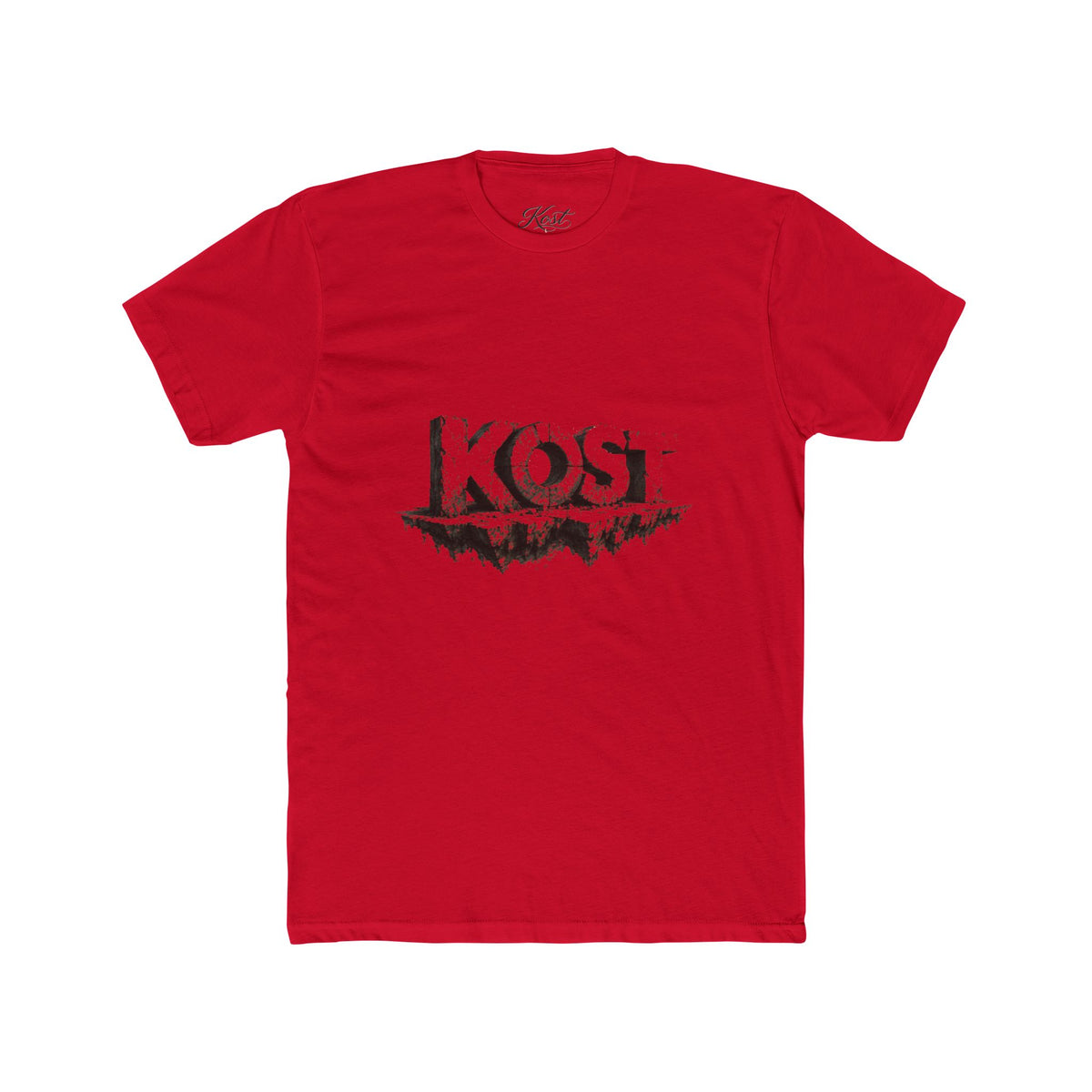Kost Logo Tee — Grunge Black Graphic Cotton T-Shirt