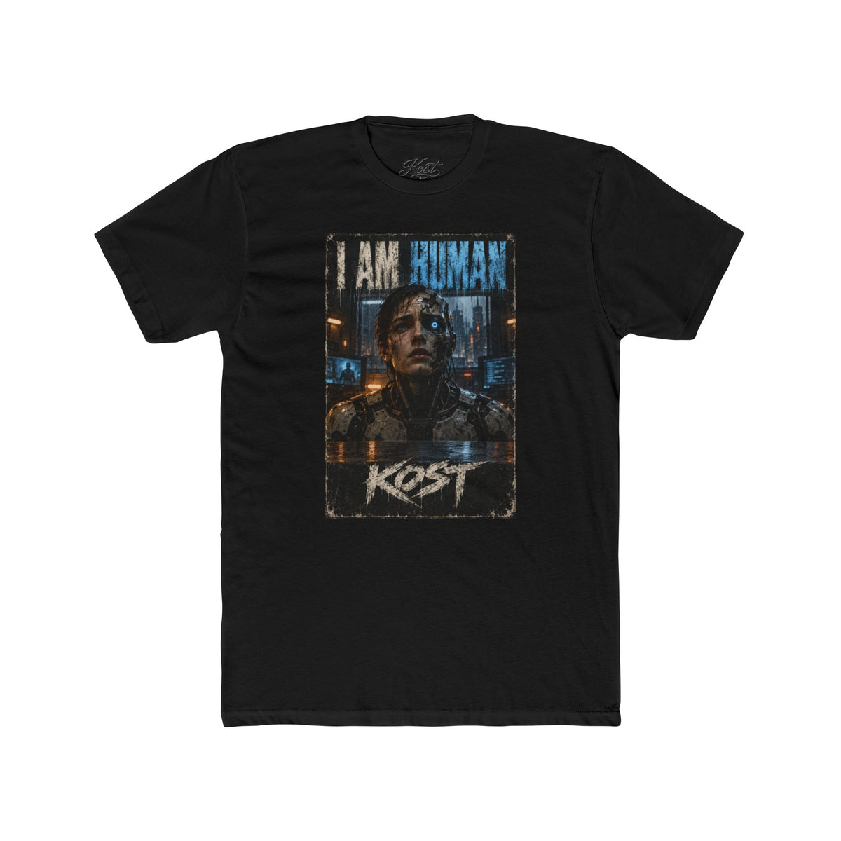I Am Rüman Graphic Tee – Moody Urban Portrait Shirt