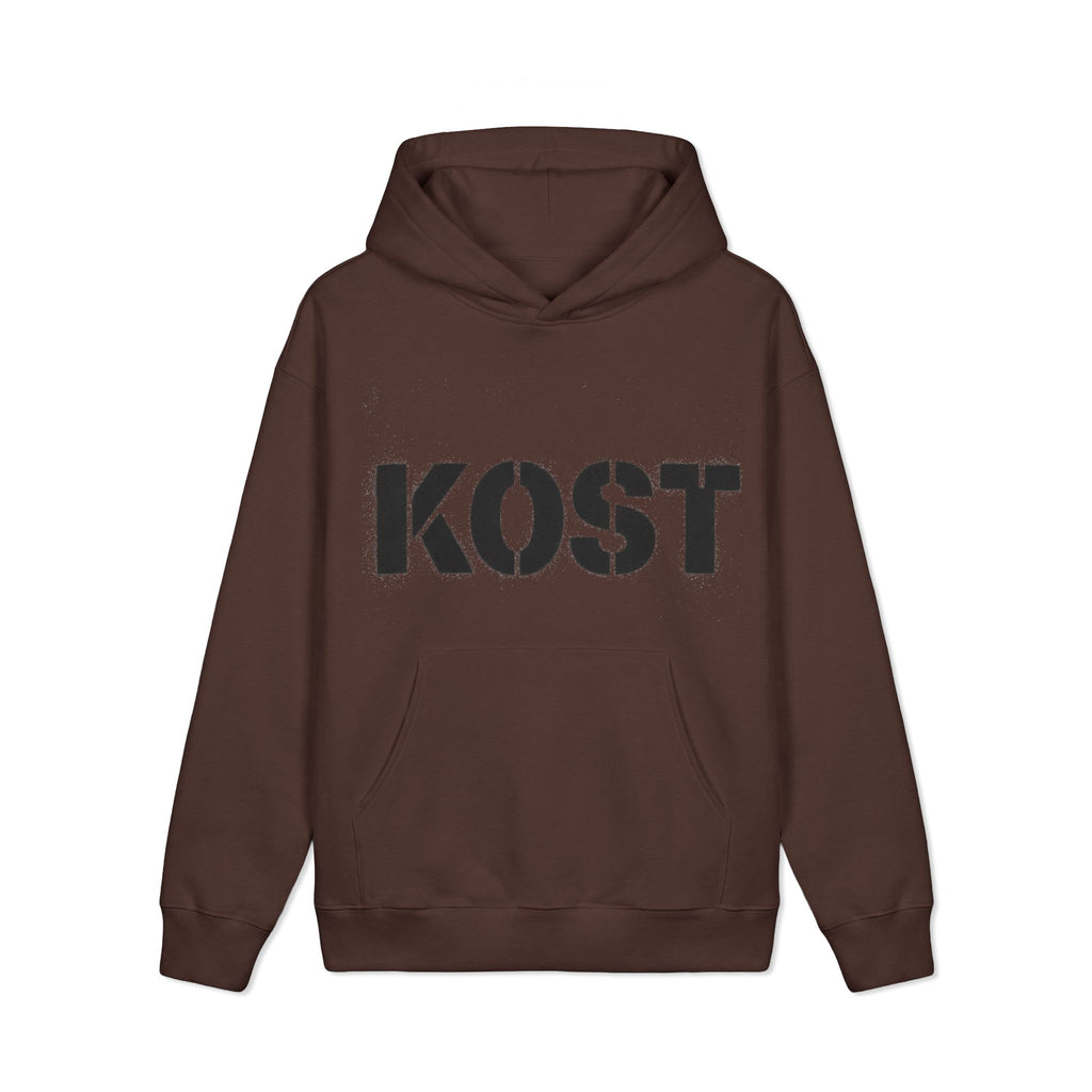 KOST Stencil Logo Hoodie — Vintage Military Streetwear Pullover