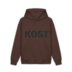 KOST Stencil Logo Hoodie — Vintage Military Streetwear Pullover