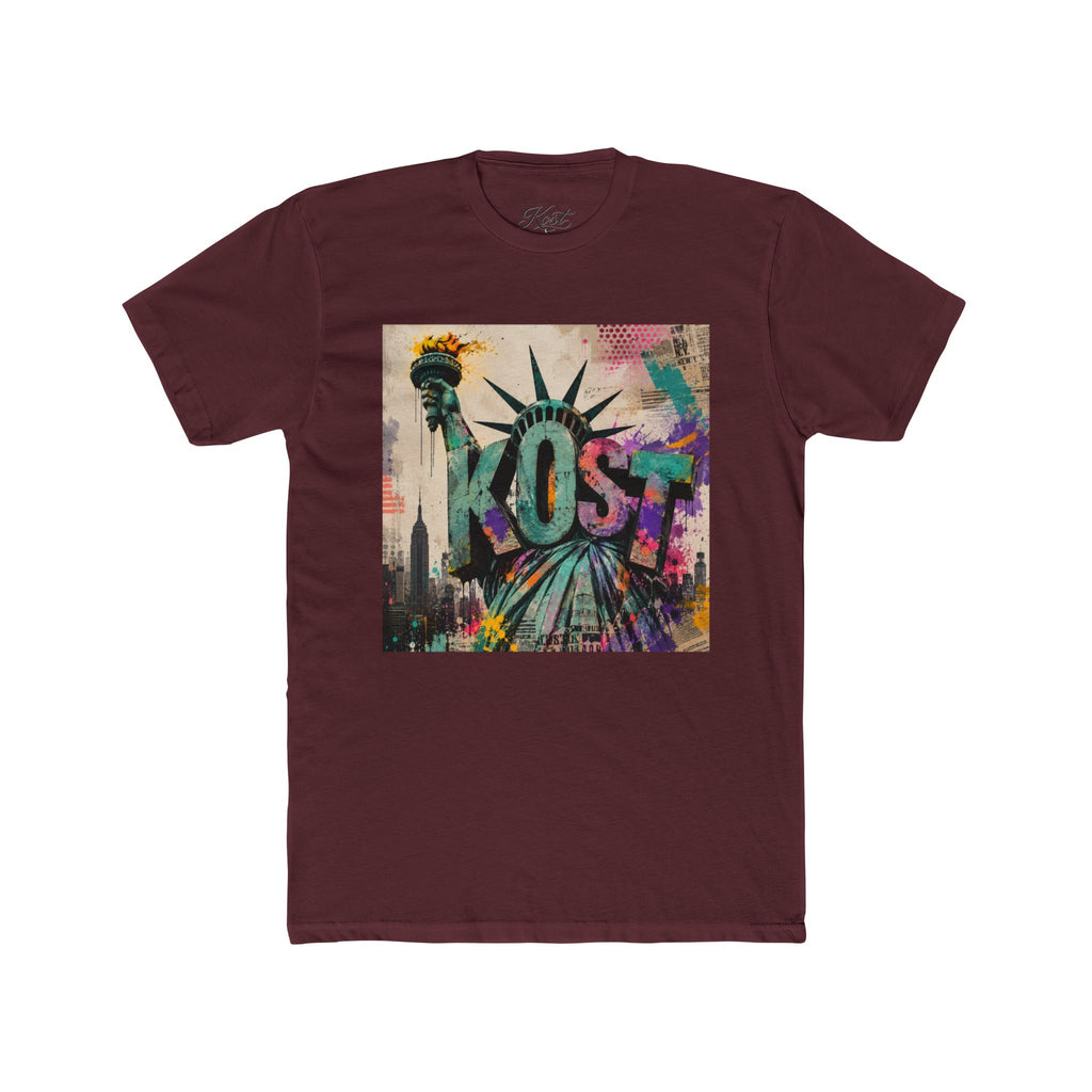 KOST Statue of Liberty Graphic Tee – Colorful NYC Street Art T-Shirt