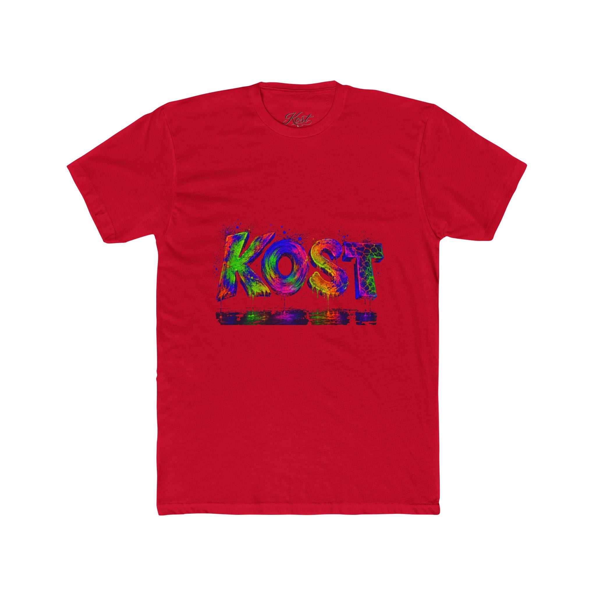 KOST Color-Splatter Tee — Retro Graffiti Graphic T-Shirt
