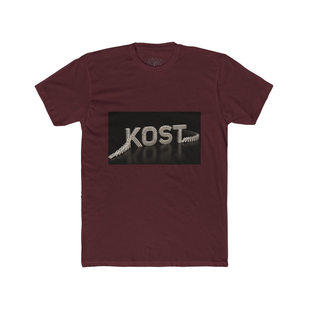 KOST Logo Tee — Retro Metallic Logo Graphic T-Shirt