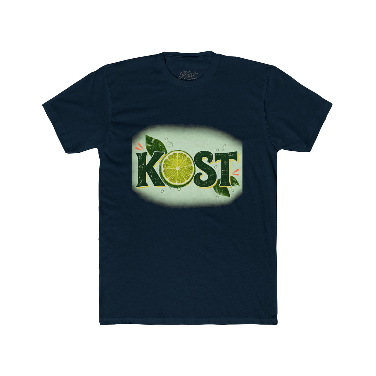 KOST Lime Graphic Cotton T-Shirt