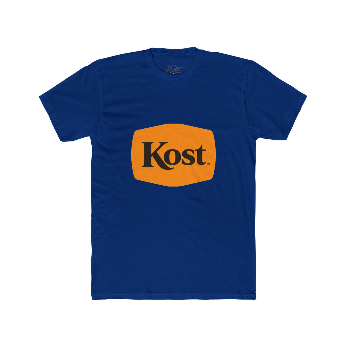 Kost Logo Tee — Retro Orange Graphic T-Shirt