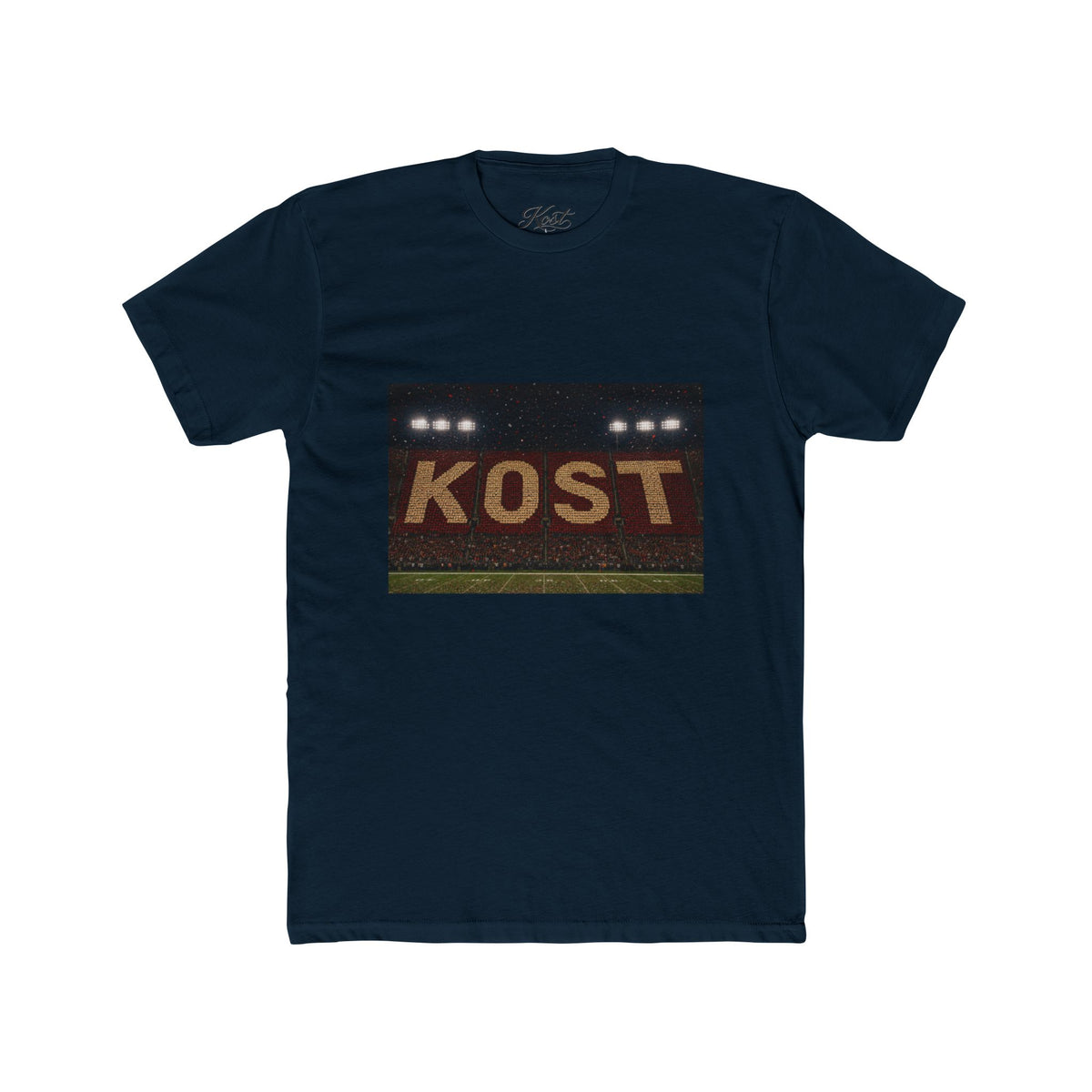 KOST Stadium Lights Graphic Tee — Vintage Sports Field Logo T-Shirt