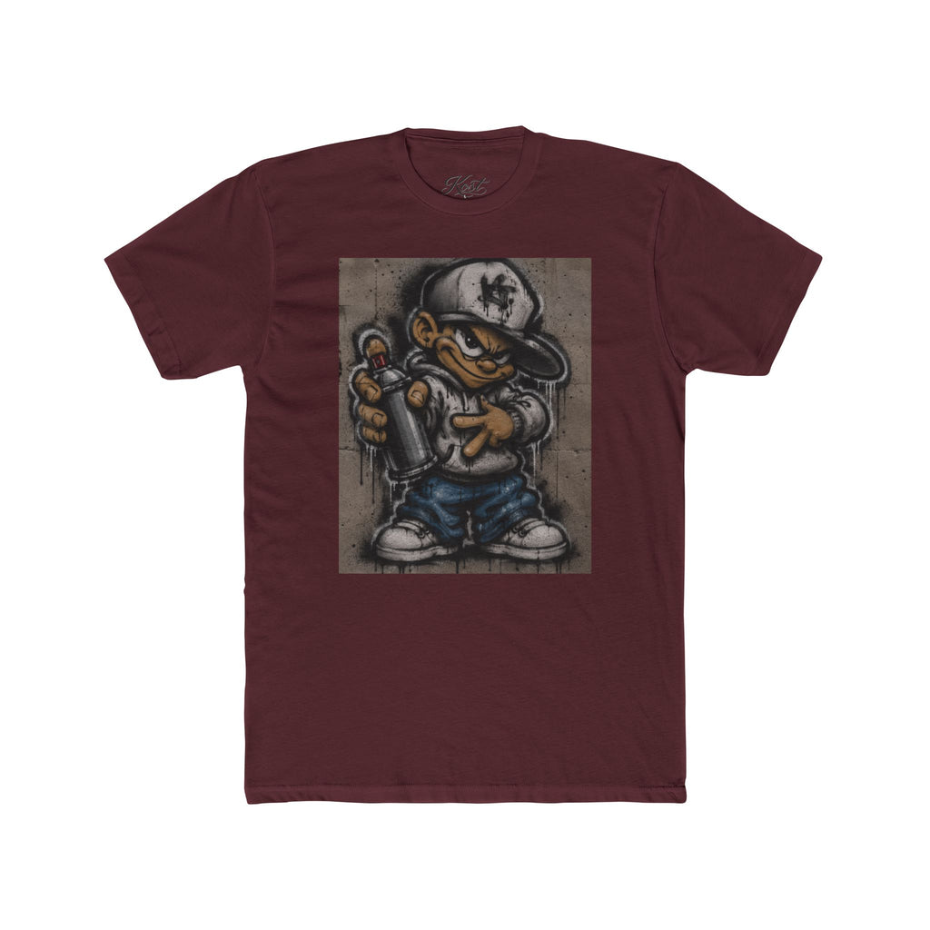 Graffiti Kid Tee — Urban Street Art Cartoon T-Shirt