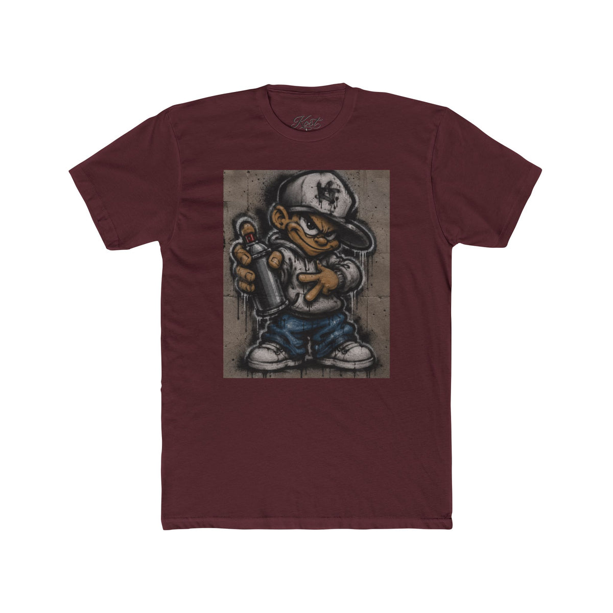 Graffiti Kid Tee — Urban Street Art Cartoon T-Shirt