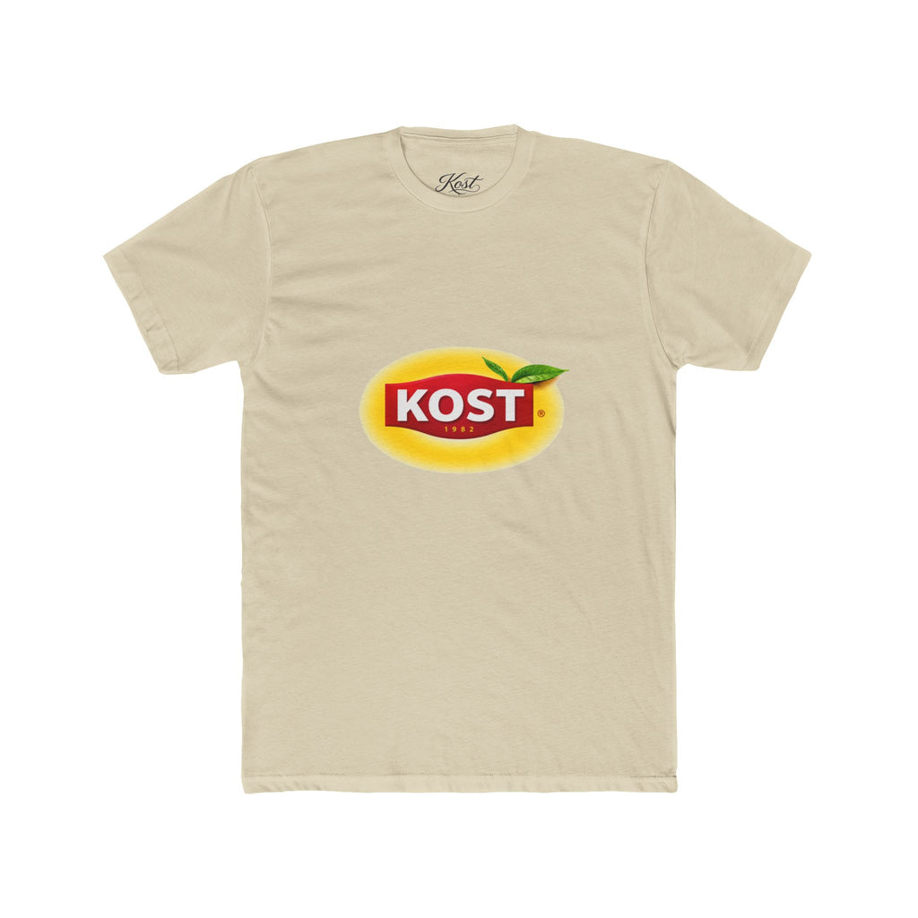 KOST Mango Logo Tee — Retro Fruit Brand Graphic T-Shirt