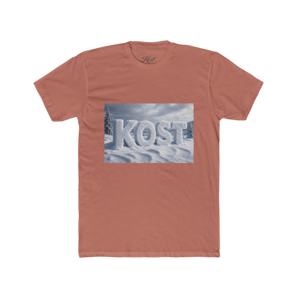 KOST Snow Ice Graphic Tee — Winter Landscape Cotton T-Shirt