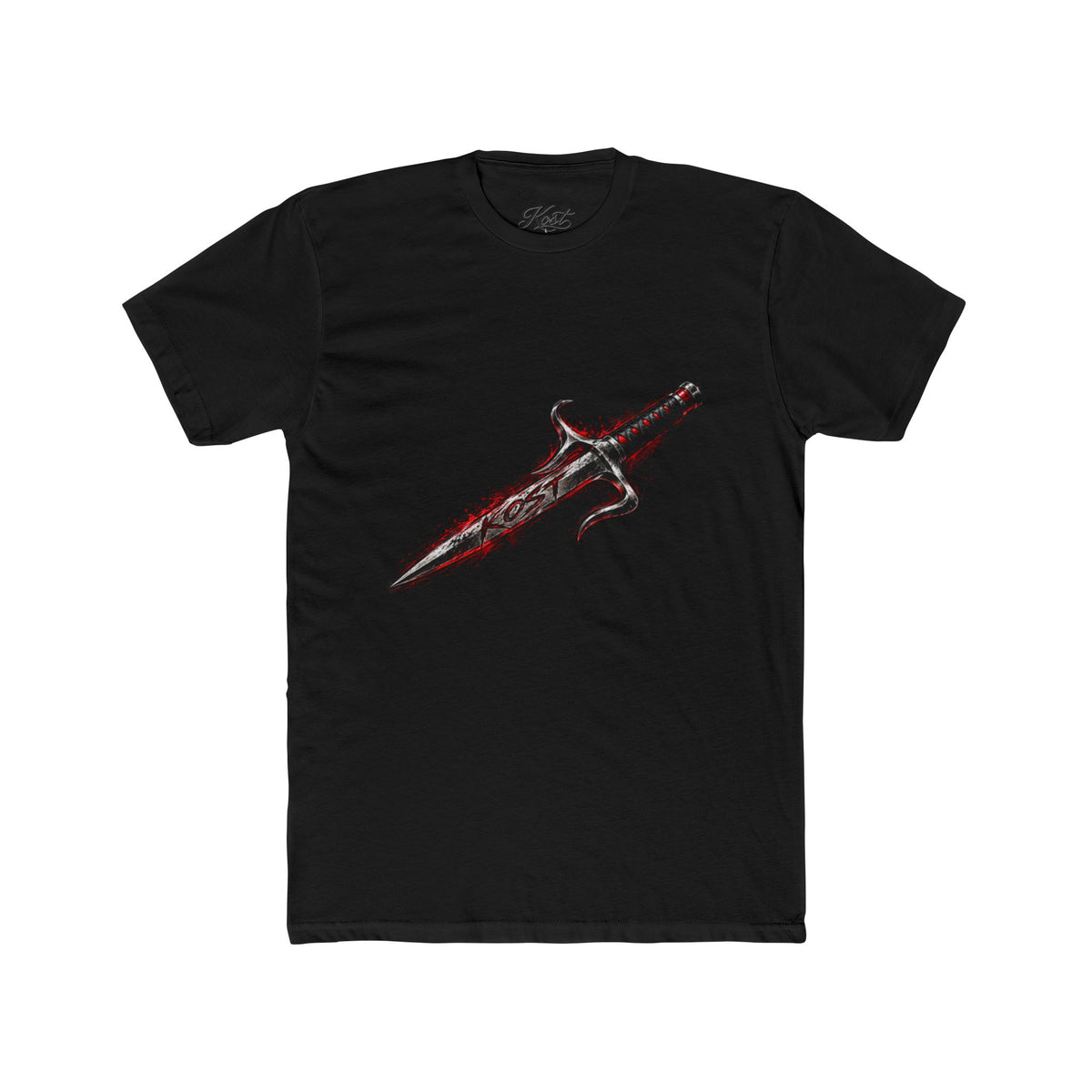 Vintage Sword Graphic Cotton T-Shirt