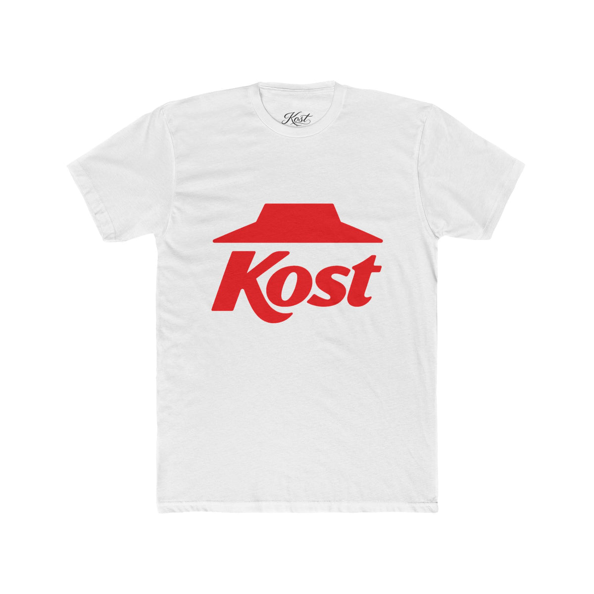 Kost Logo Tee — Retro Red Hat Graphic T-Shirt