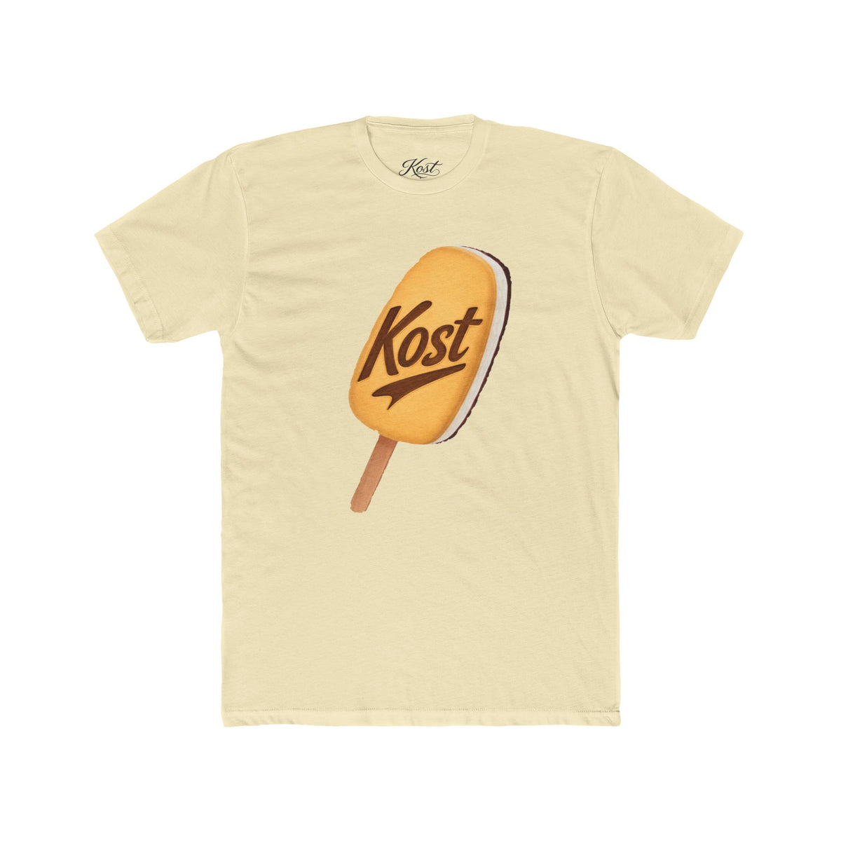 Ice Pop Logo Tee — "Kost" Retro Popsicle Graphic T-Shirt