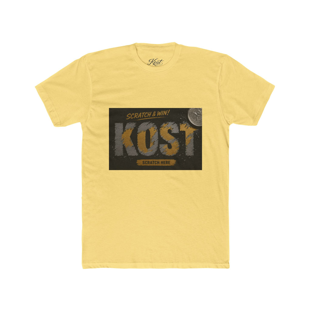 Kost Scratch & Win Graphic Tee — Retro Lottery Ticket Design