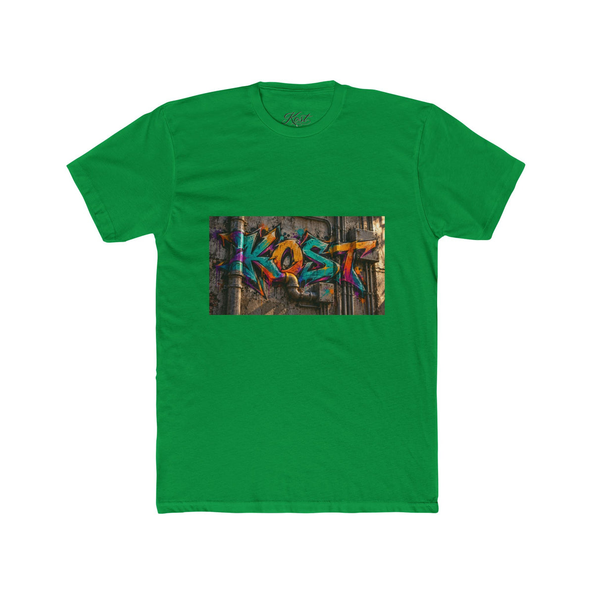 Graffiti 'KOST' Crew Tee — Urban Street Art Graphic T-Shirt