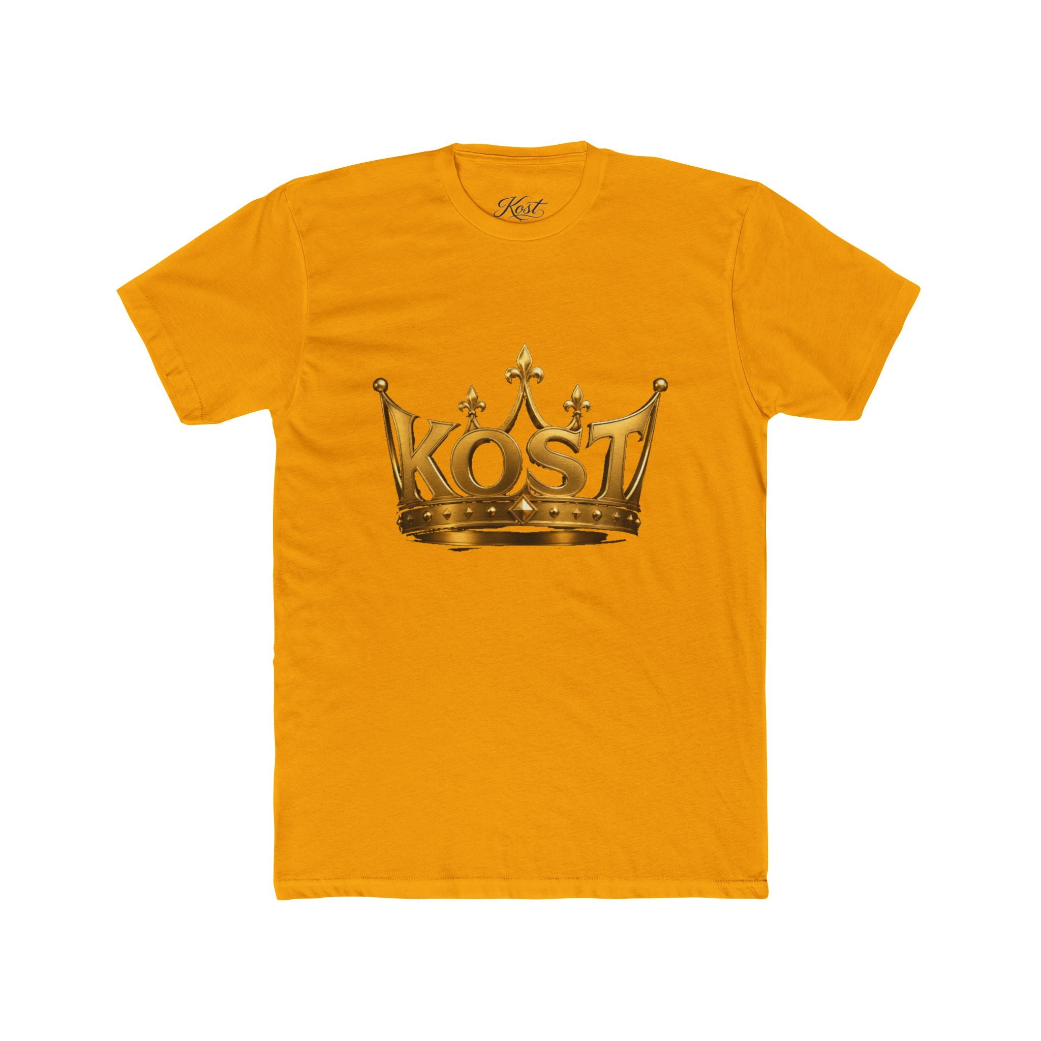 KOST Crown Graphic Tee — Gold Crown Logo T‑Shirt