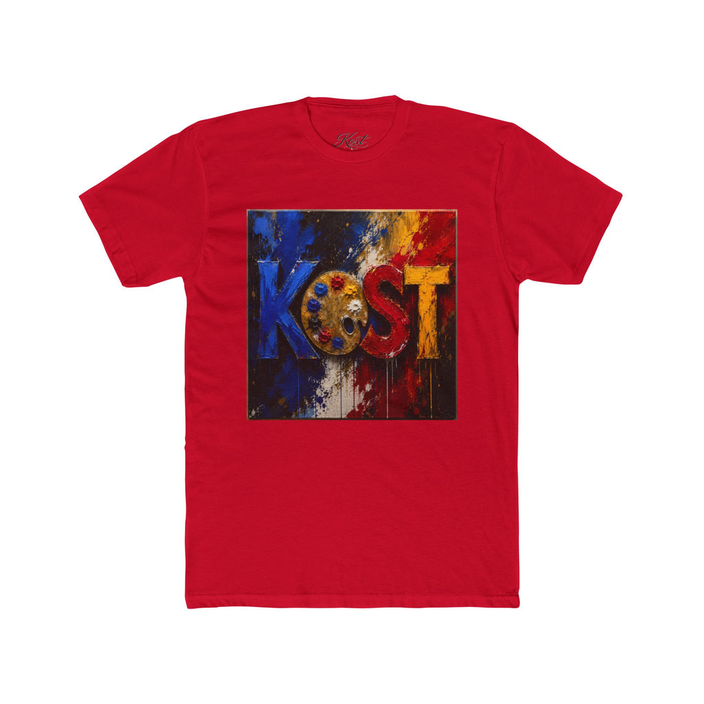 KOST Artist Palette Tee — Colorful Paint Splatter Graphic T-Shirt