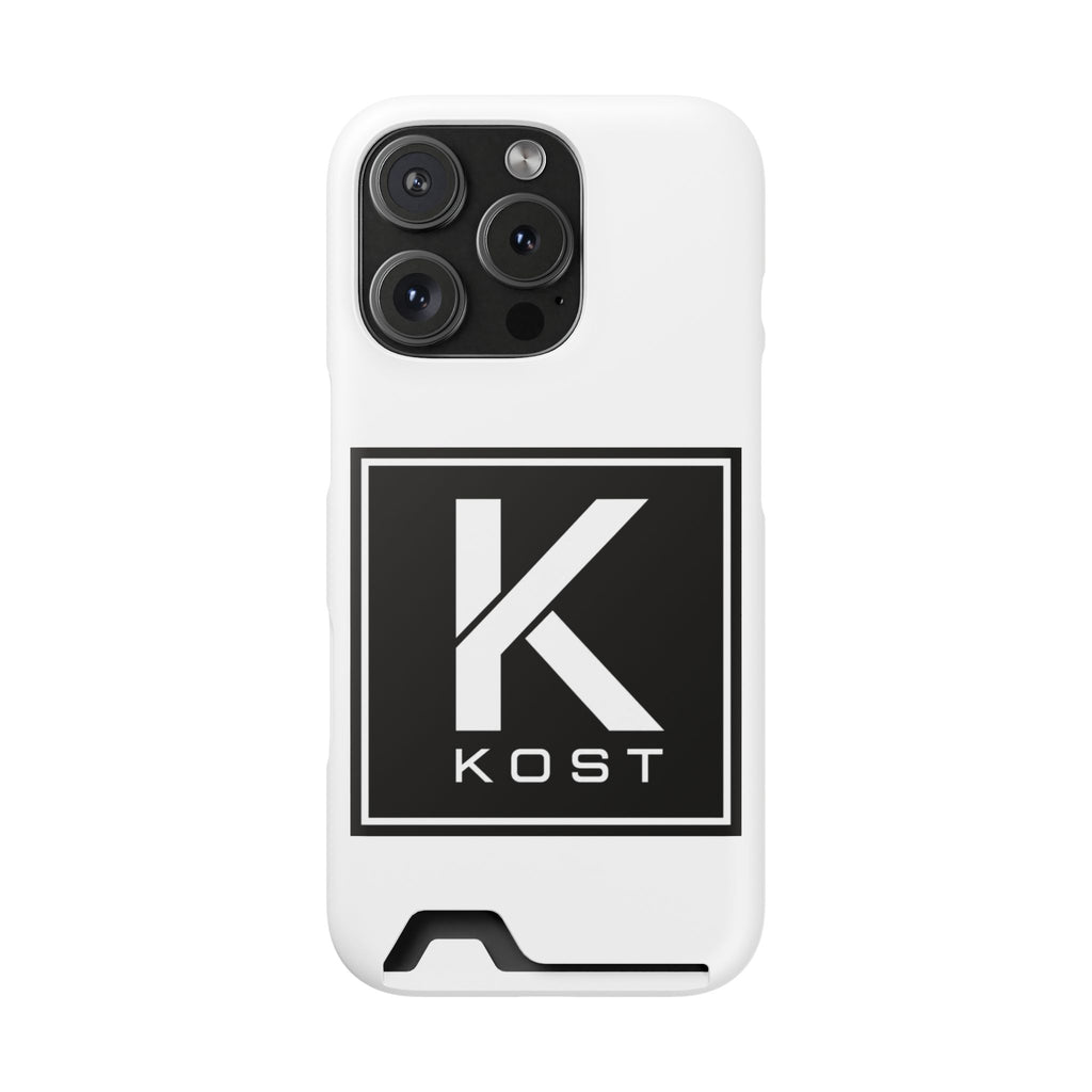 KOST Logo Phone Case with Card Holder