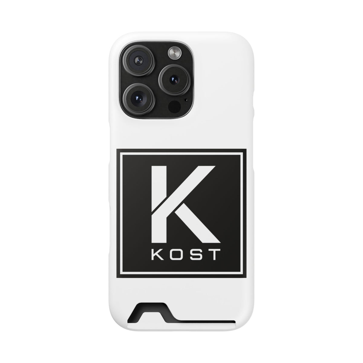 KOST Logo Phone Case with Card Holder