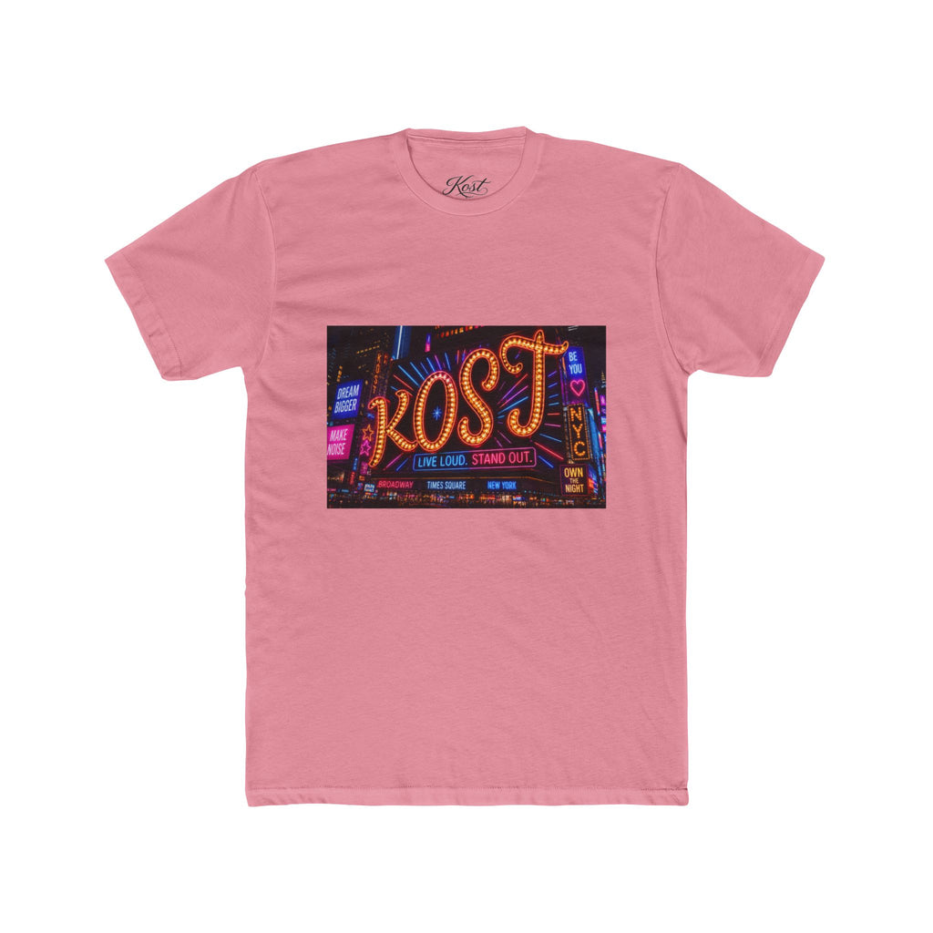 Kost Neon Sign Graphic Tee — Retro City Nightlife T-Shirt