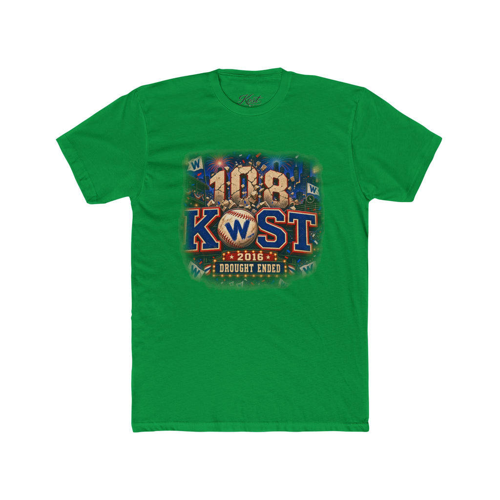 108 KWST Vintage Radio Tee — "Drought Ends" Retro Station Shirt