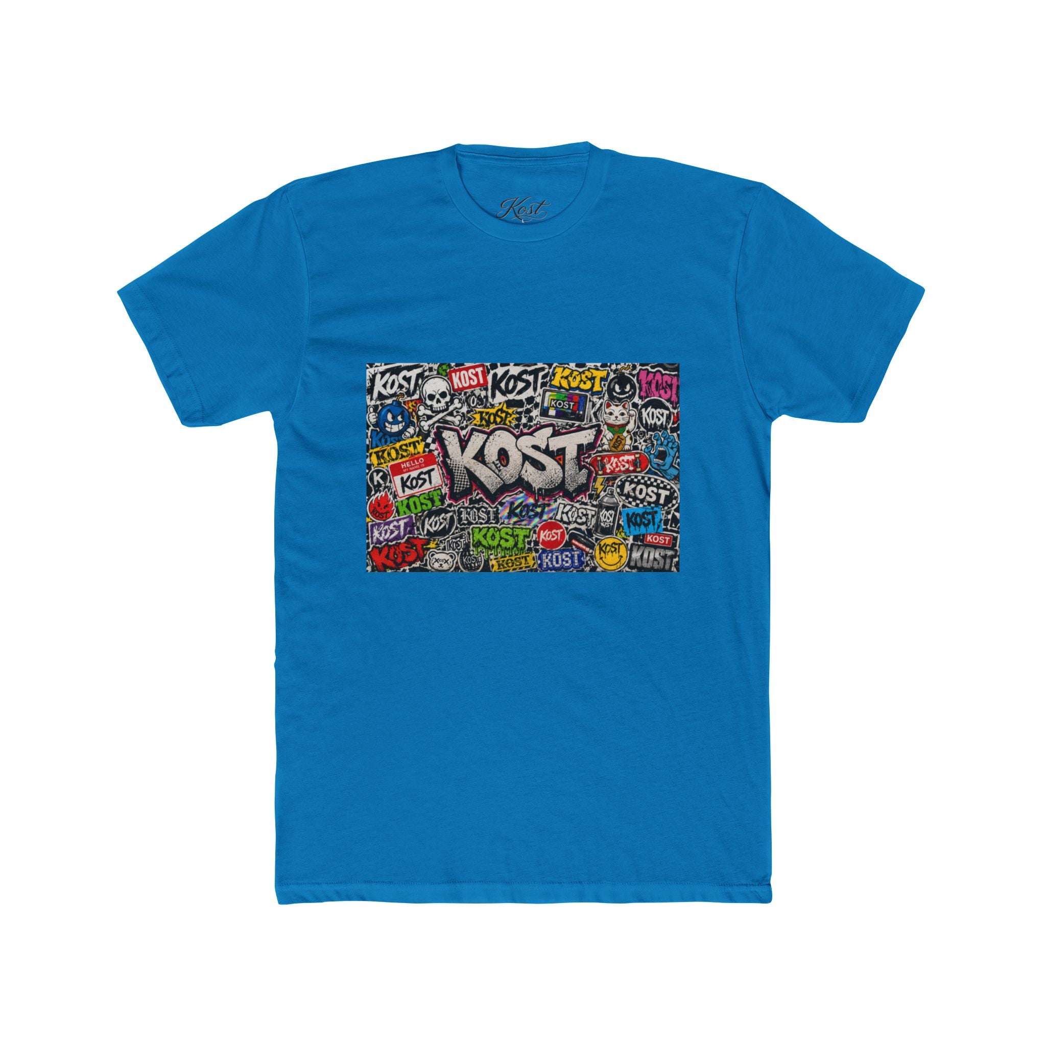 KOST Graffiti Logo Crew T‑Shirt — Urban Streetwear Graphic Tee