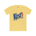 Kost! Logo Graphic Tee — Retro Soda-Style Chest Print Shirt