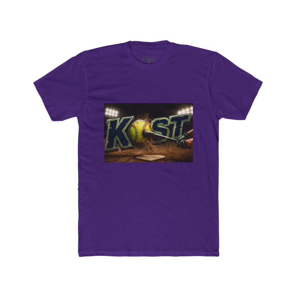 Baseball Stadium Graphic Tee — "Kast" Night Game Design
