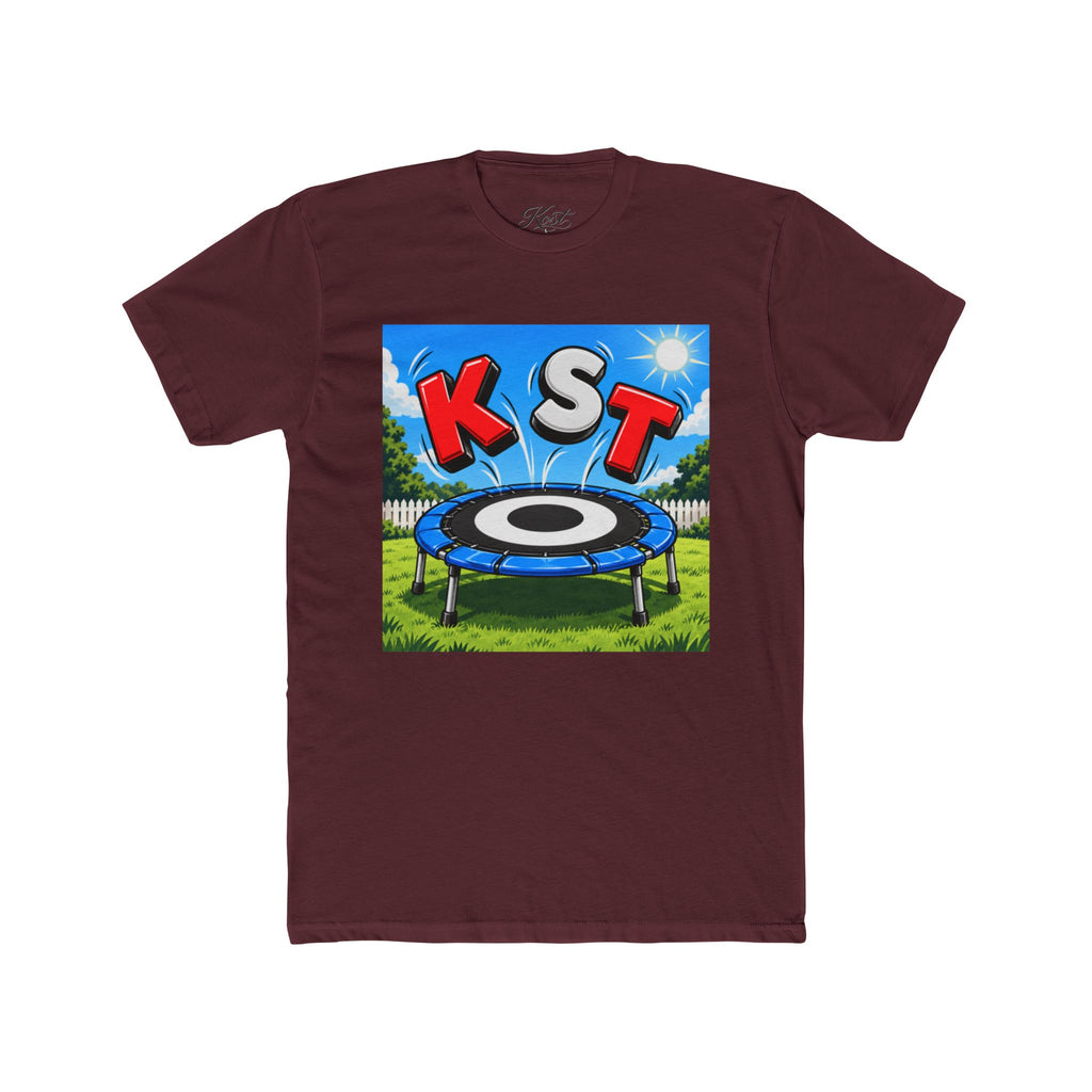 KST Trampoline Graphic Tee — Fun Backyard Jump Shirt