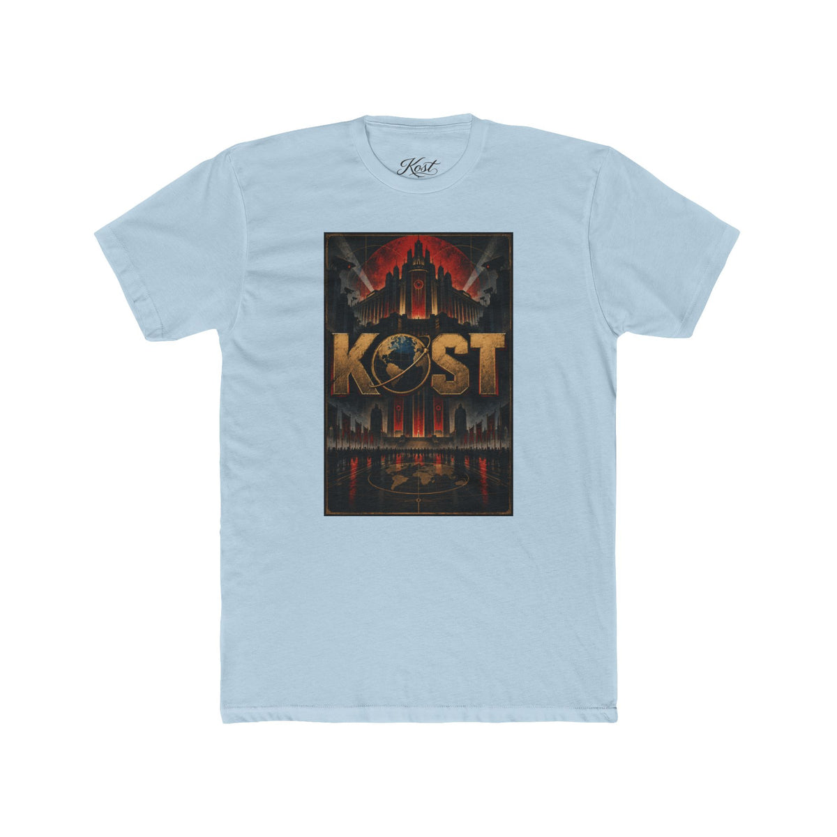 KOST Vintage Cityscape Tee — Retro Band Logo Graphic T-Shirt