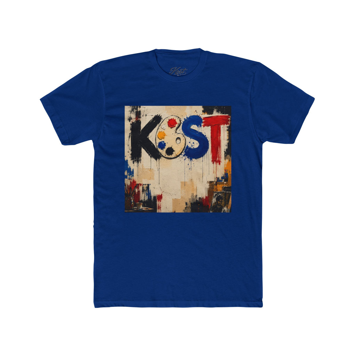 Artist Palette Tee — KOST Abstract Paint Graphic T-Shirt