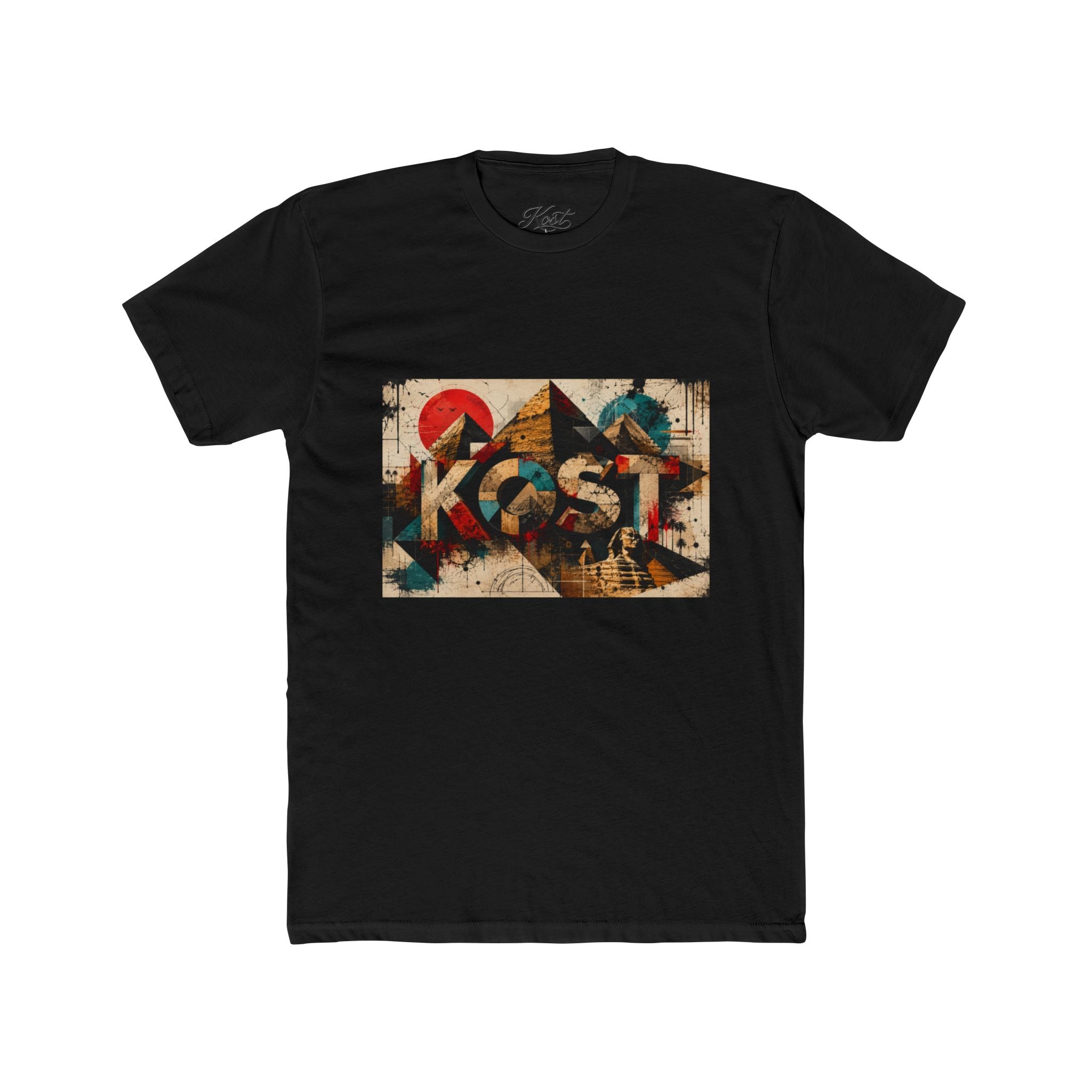 Retro Geometric 'Kost' Graphic Tee
