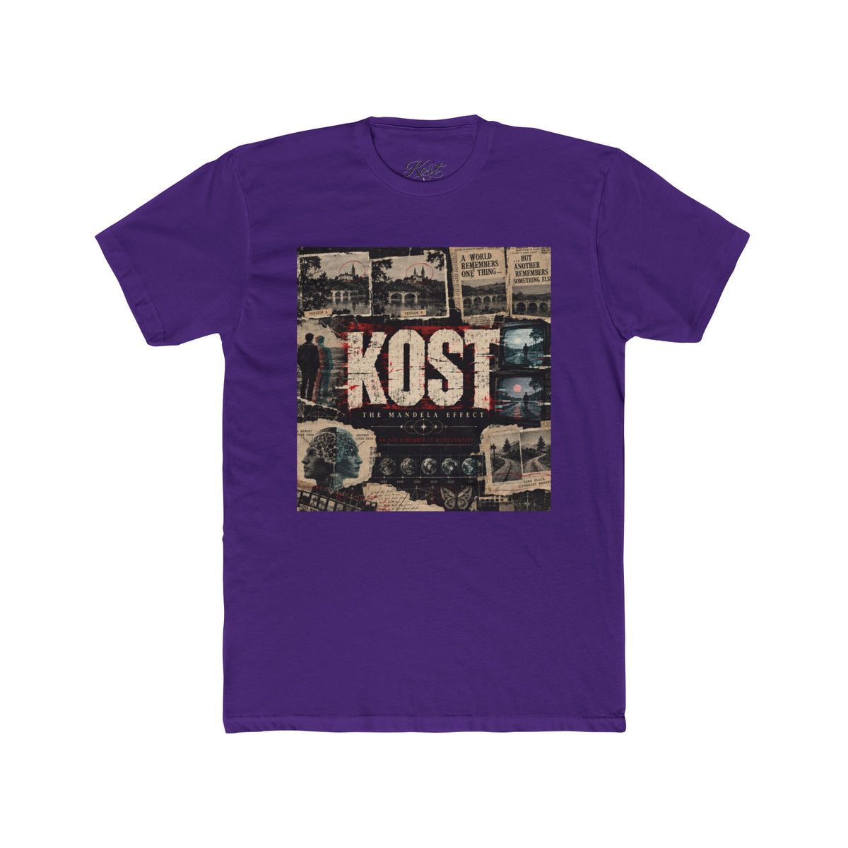 KOST Vintage Collage Tee – Retro Travel Photo Graphic T-Shirt
