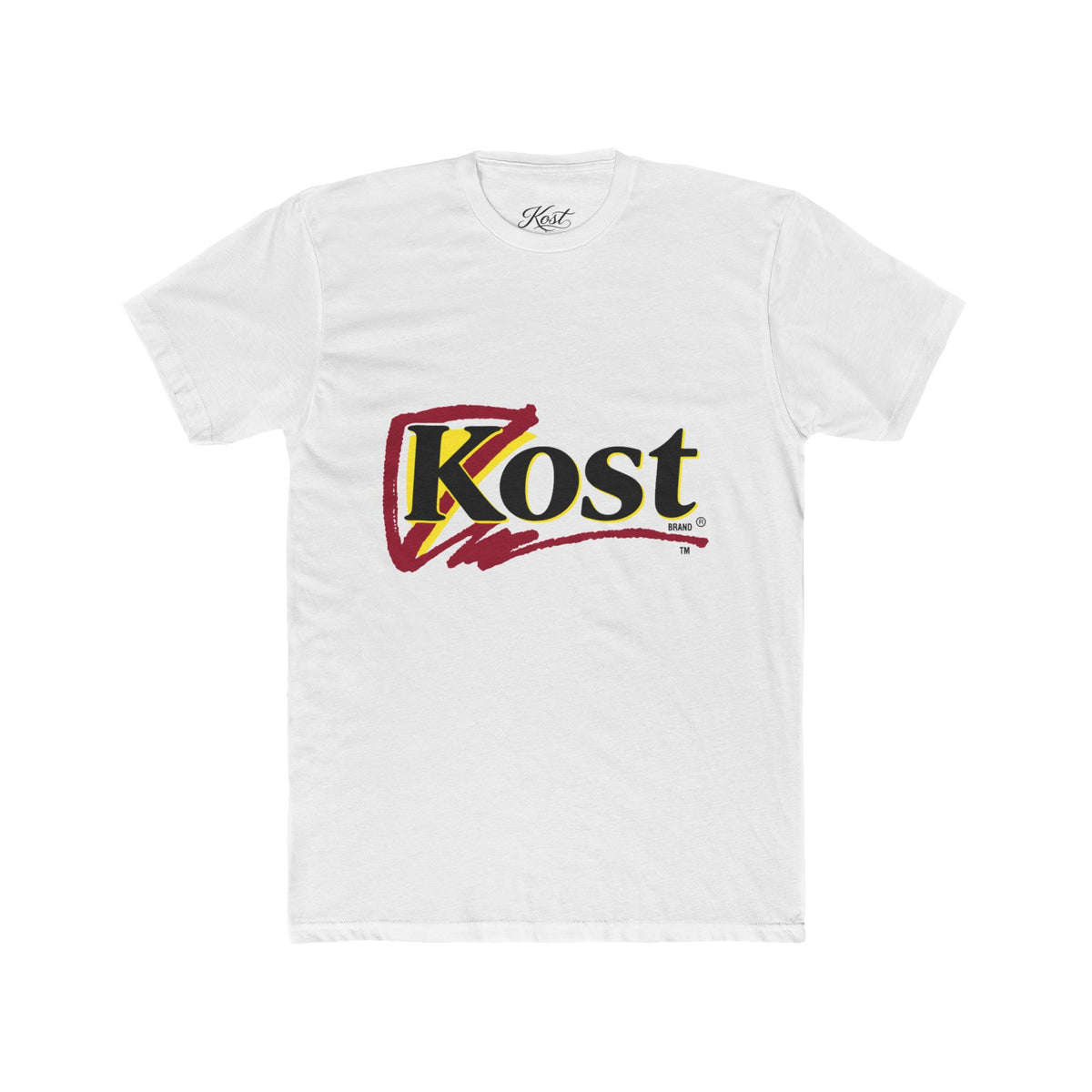 Kost Logo Graphic Tee - Vintage Script Logo T-Shirt