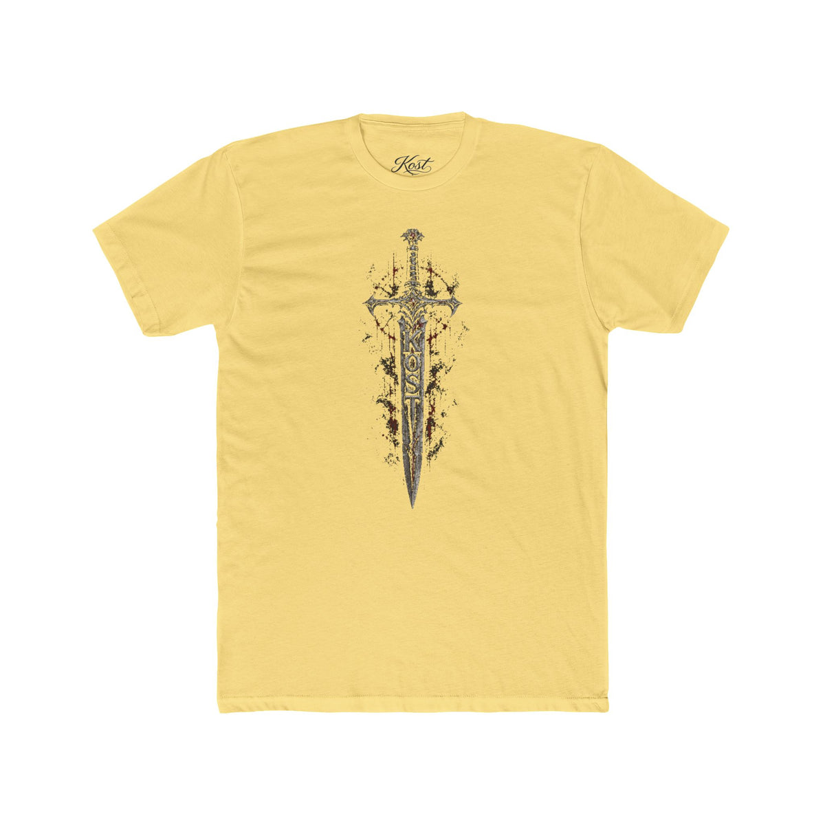 Gothic Sword and Chandelier Graphic T-Shirt