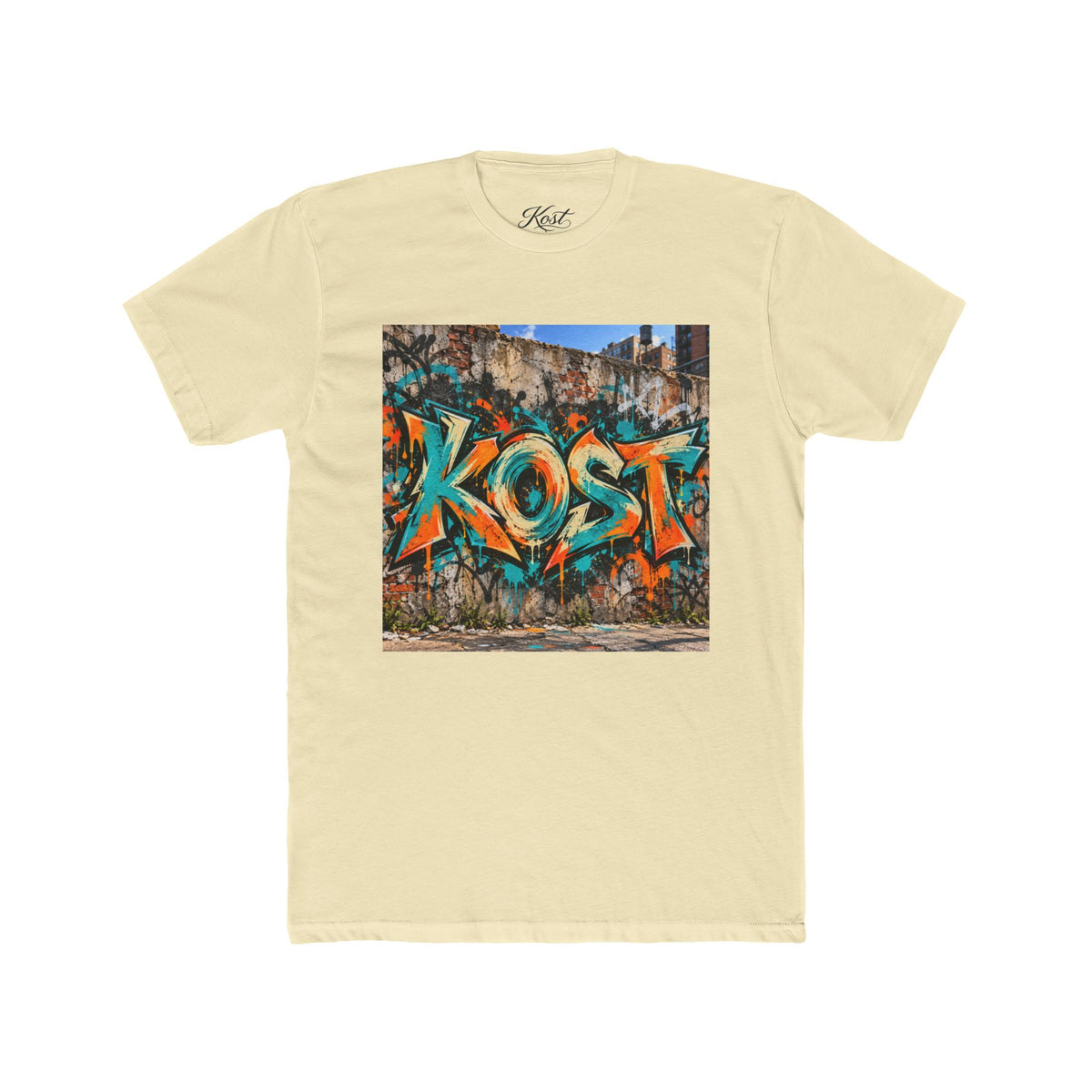 KOST Graffiti Street Art Tee — Urban Spray Paint Graphic T-Shirt