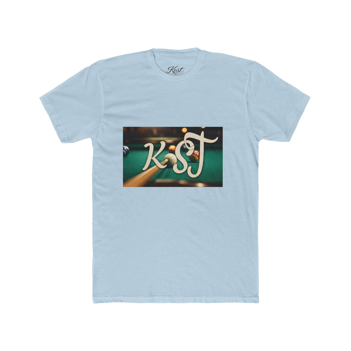 KST Vintage Pool Table Logo Tee — Retro Billiards T-Shirt