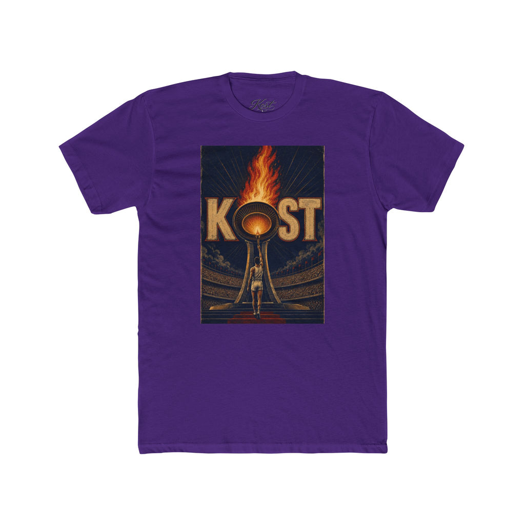 KOST Vintage Torch Tee — Retro Flame Graphic T-Shirt