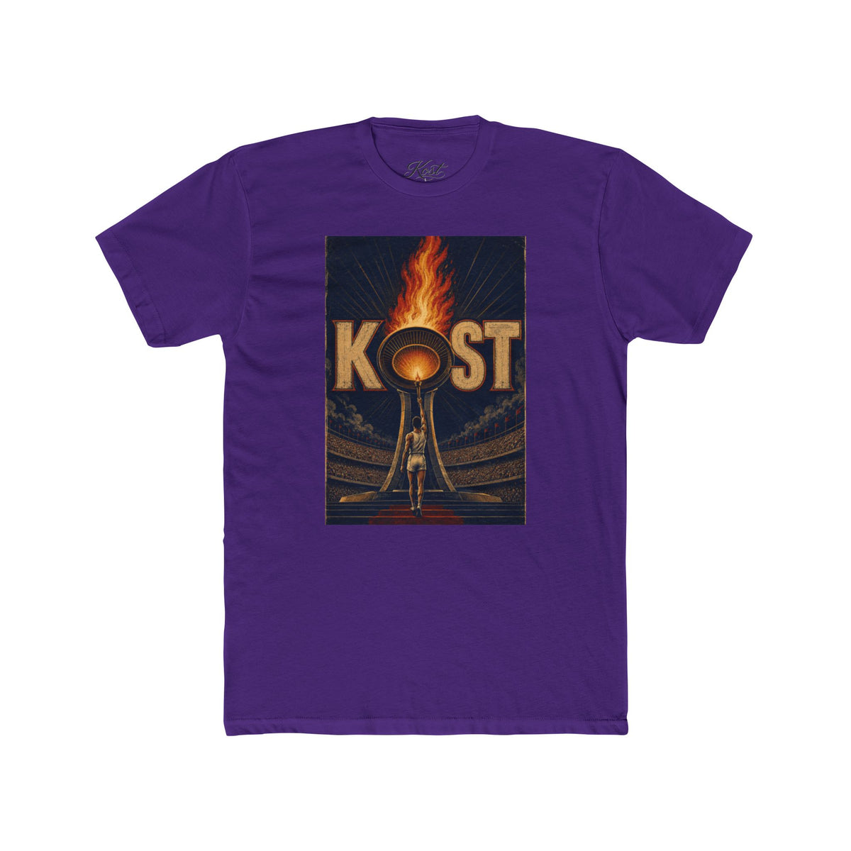 KOST Vintage Torch Tee — Retro Flame Graphic T-Shirt