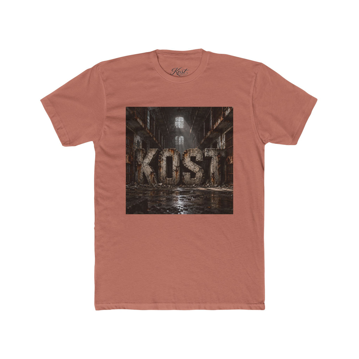 KOST Industrial Graphic Tee — Urban Decay Vintage Lettering Shirt
