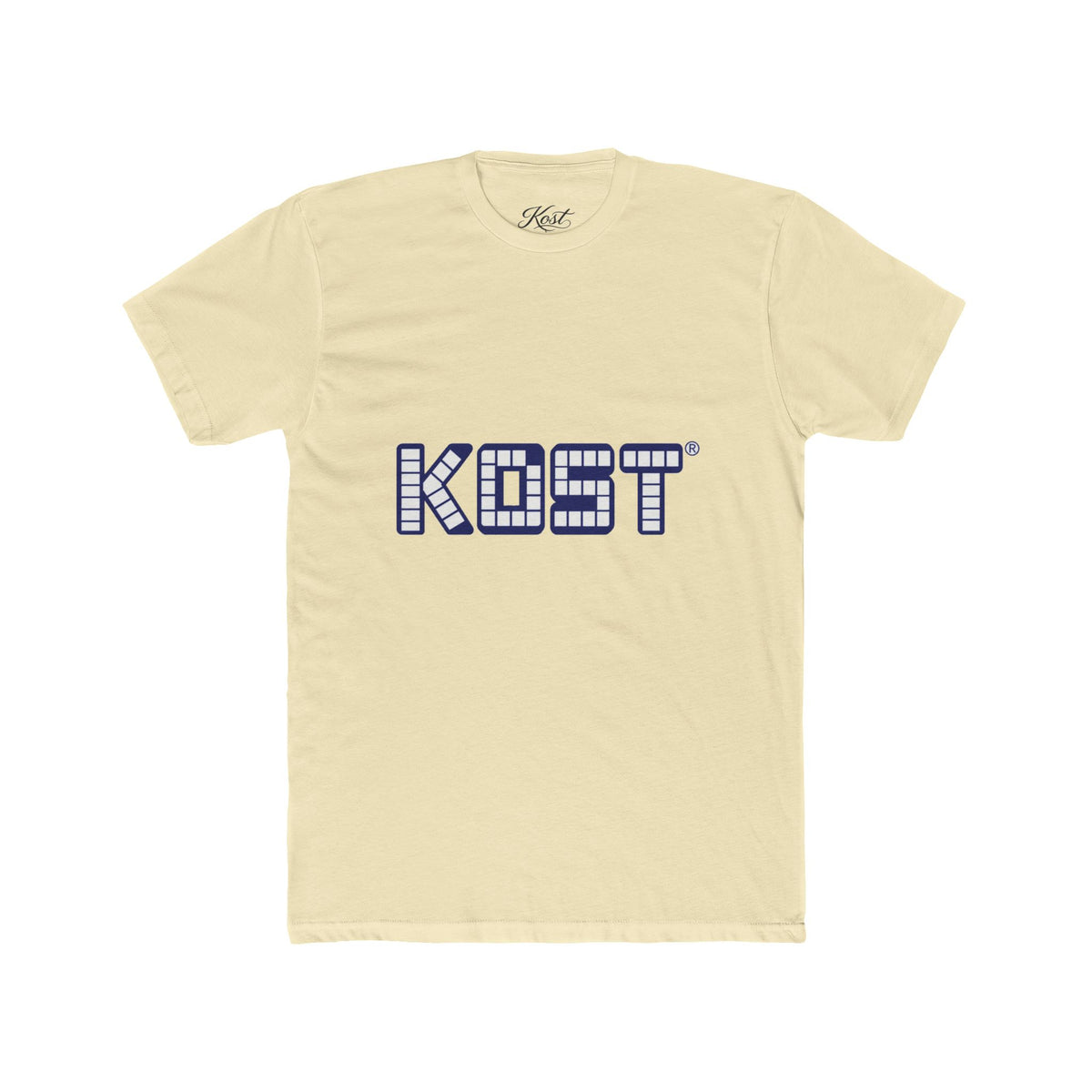 KOST® Retro Grid Logo Tee - Graphic Cotton T-Shirt