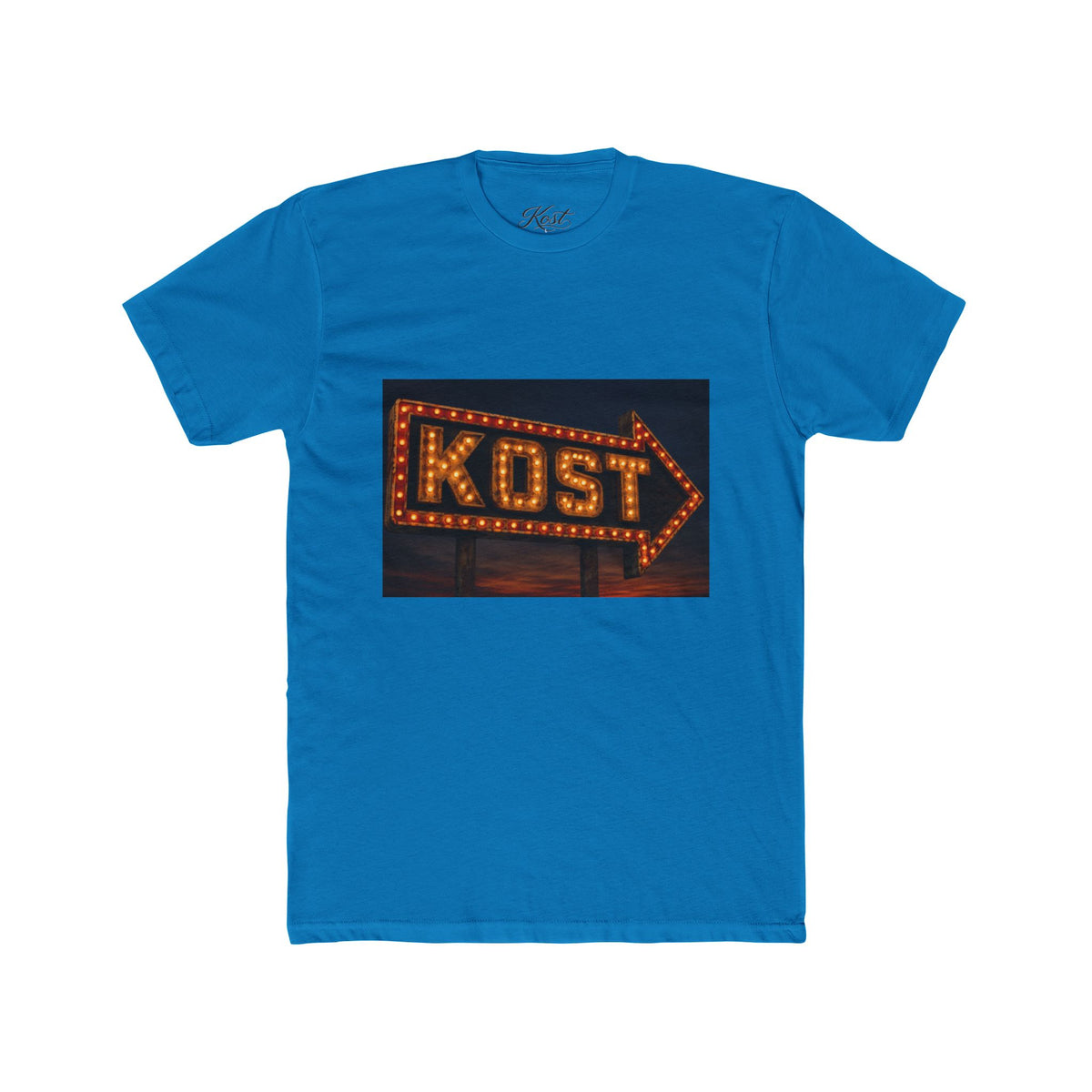 KOST Marquee Arrow Tee — Vintage Neon Sign Graphic T-Shirt