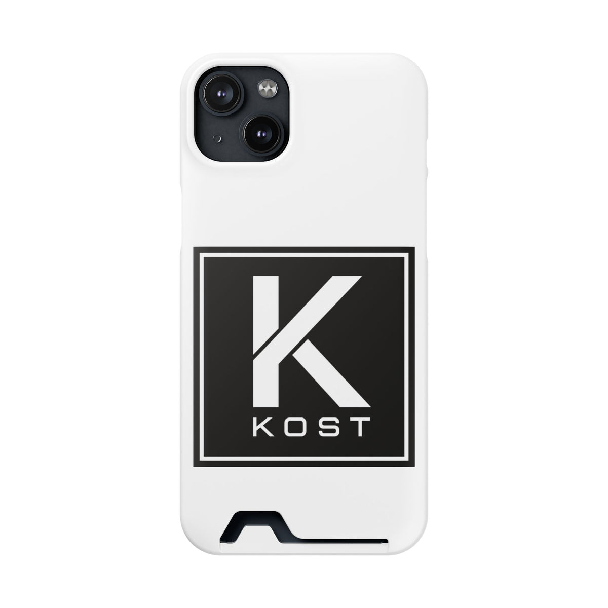 KOST Logo Phone Case with Card Holder