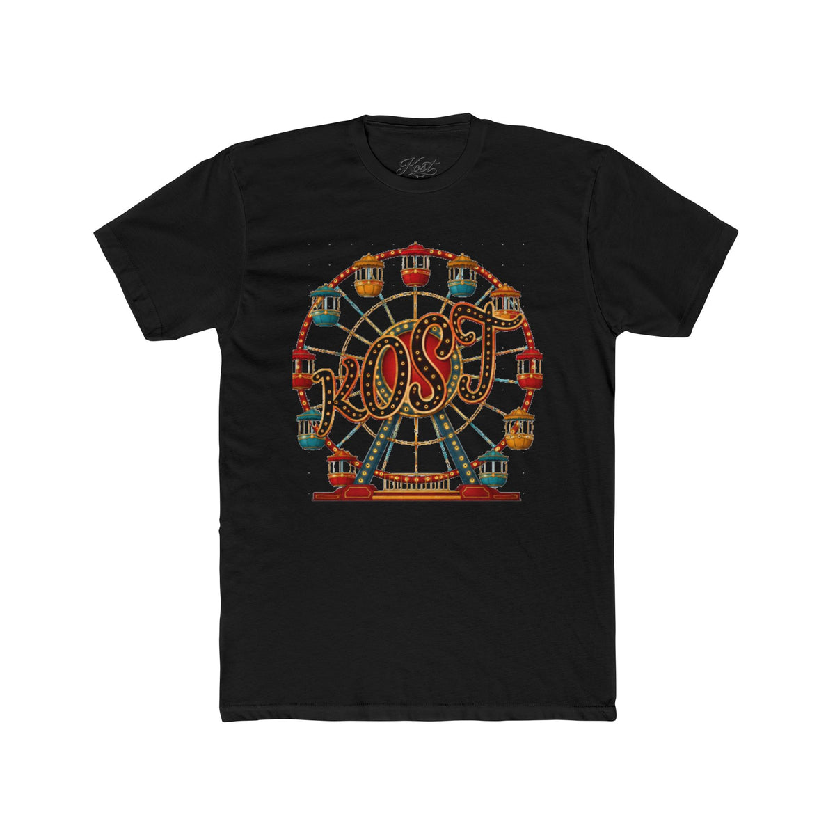Vintage Ferris Wheel Amusement Park Cotton Tee