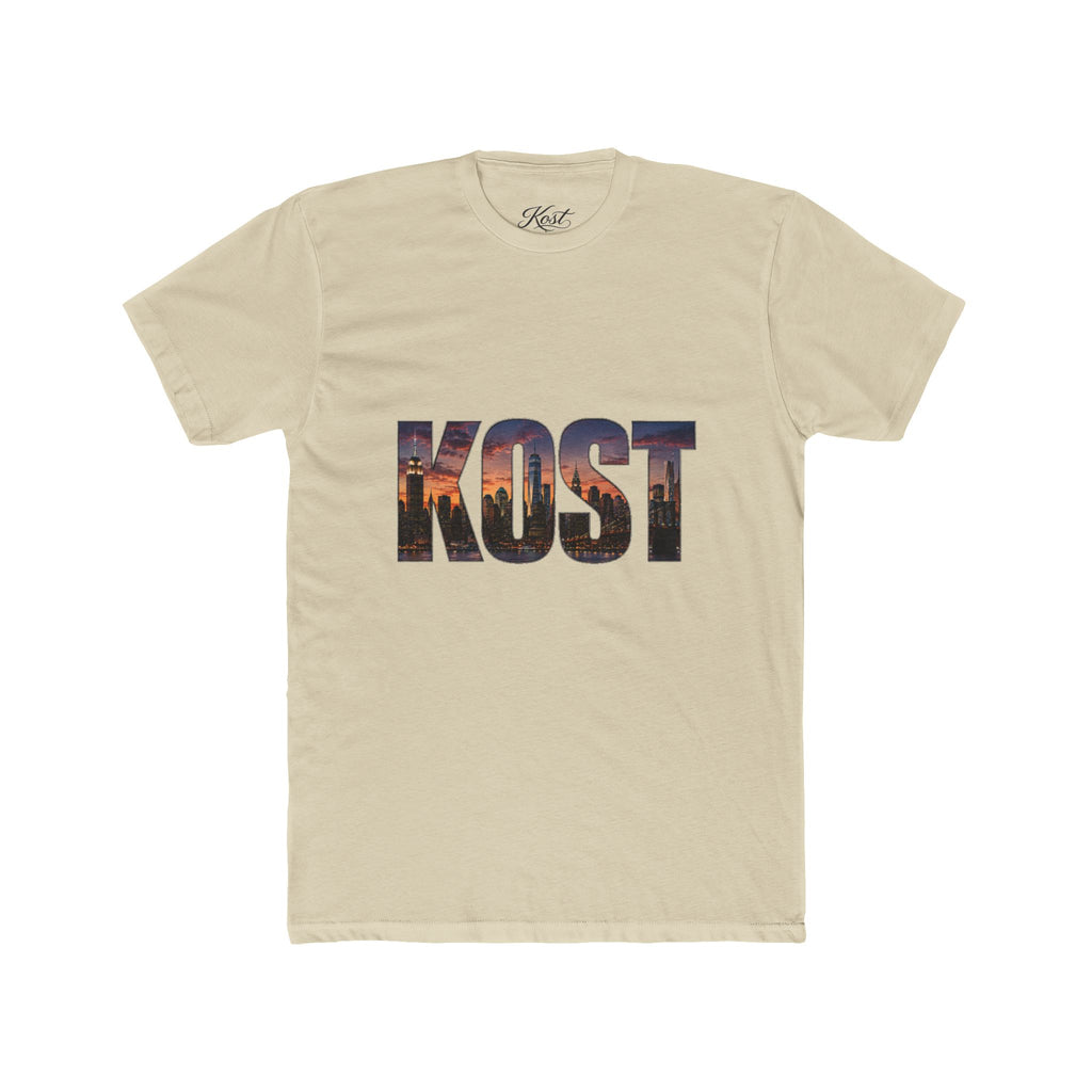 KOST Cityscape Tee — 'KOST' Skyline Graphic Crewneck