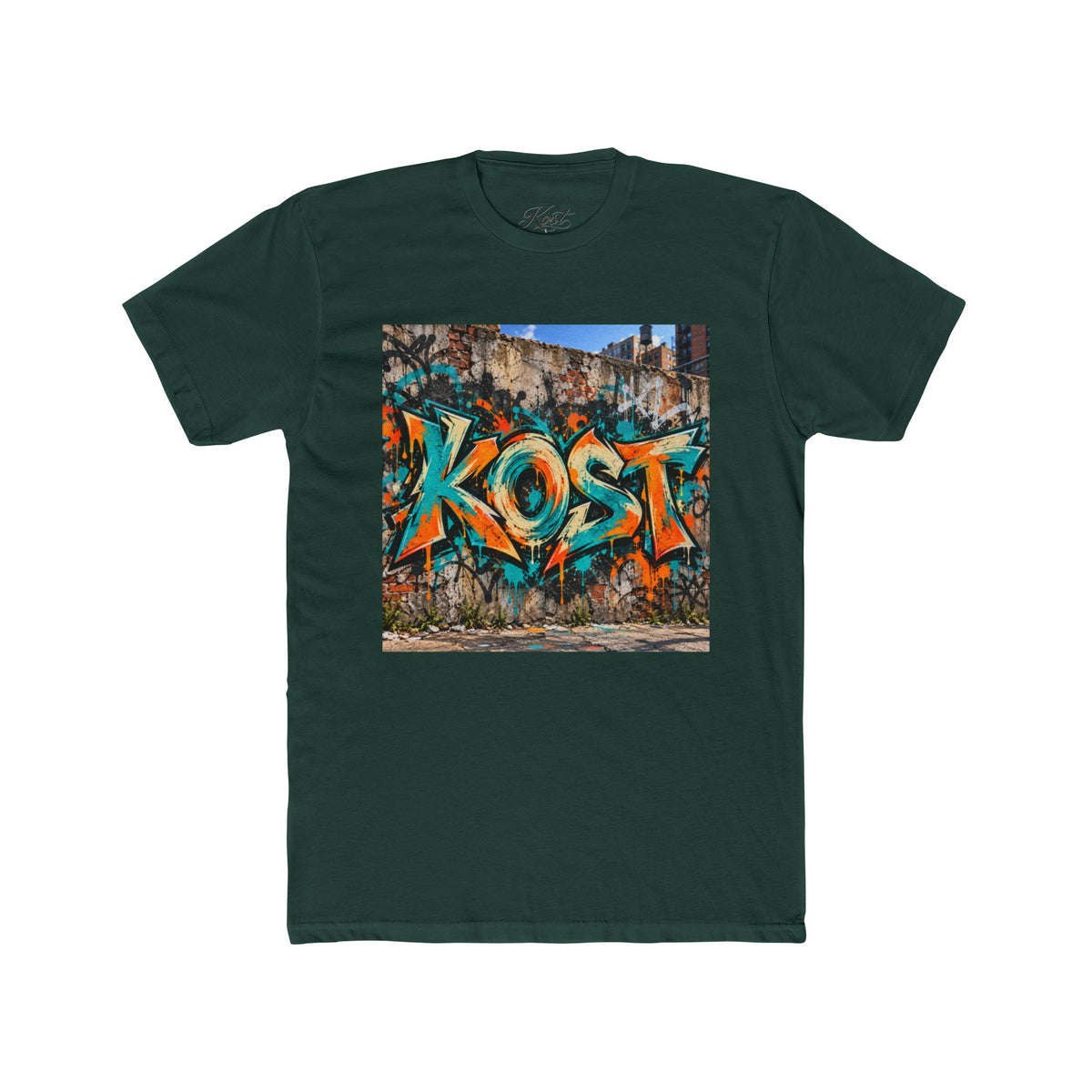 KOST Graffiti Street Art Tee — Urban Spray Paint Graphic T-Shirt