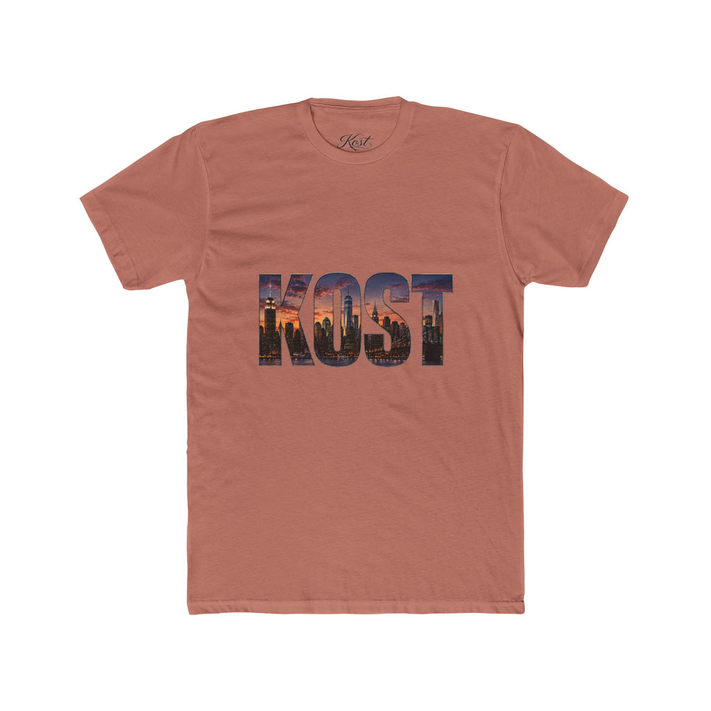 KOST Cityscape Tee — 'KOST' Skyline Graphic Crewneck